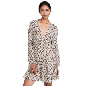 Veronica Beard silk dress Delray Medalion Printed Long Sleeve women’s size 2